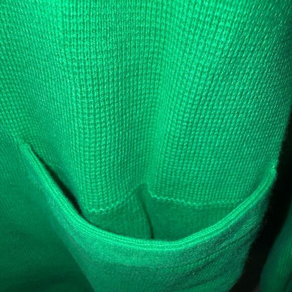 J. Crew Vibrant Green Women's Knit Pocket Blazer Small - Picture 4 of 9